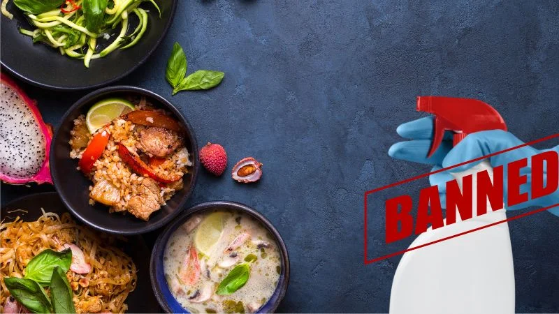 Cách đuổi muỗi bằng nước rửa chén, chi tiết từng bước 10 Lưu ý không nên xịt dung dịch nước rửa chén lên thực phẩm