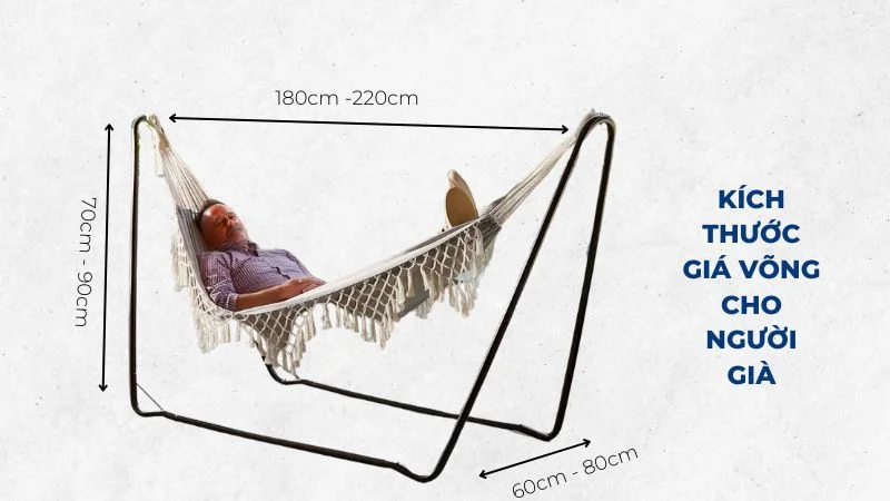 Kích thước võng xếp các loại, cập nhật mới nhất 2024 19 Kích thước làm võng xếp cho người già