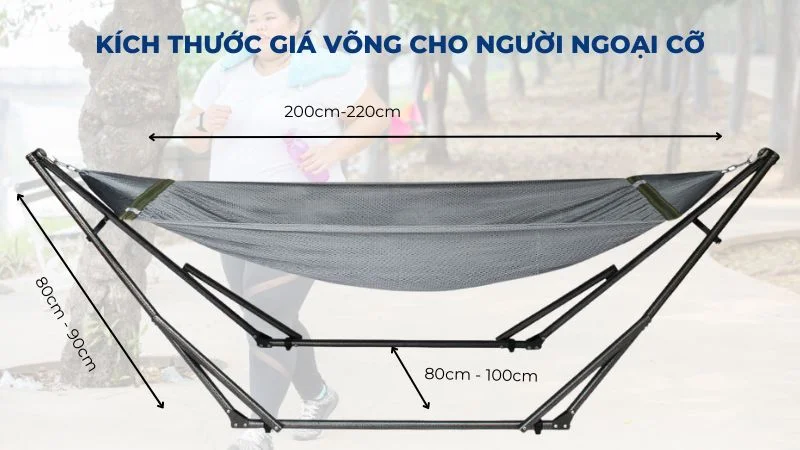 Kích thước võng xếp các loại, cập nhật mới nhất 2024 20 Kích thước võng xếp cho người quá cỡ