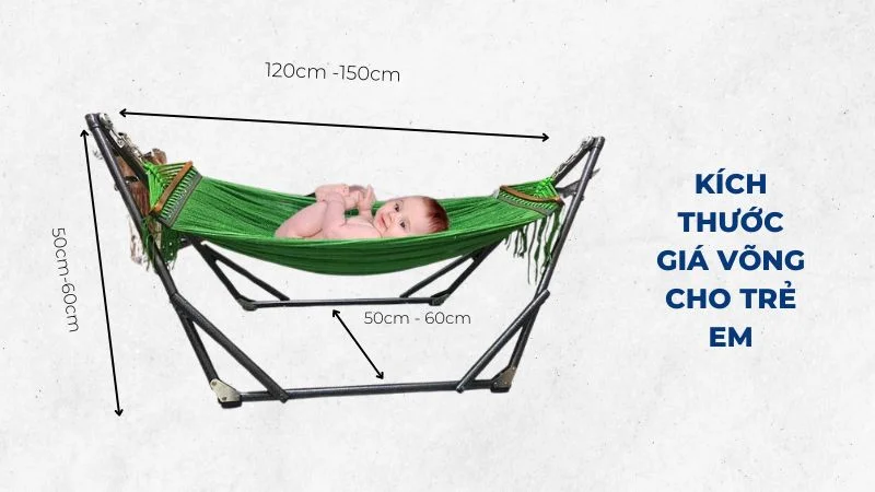 Kích thước võng xếp các loại, cập nhật mới nhất 2024 18 Kích thước võng xếp cho trẻ em