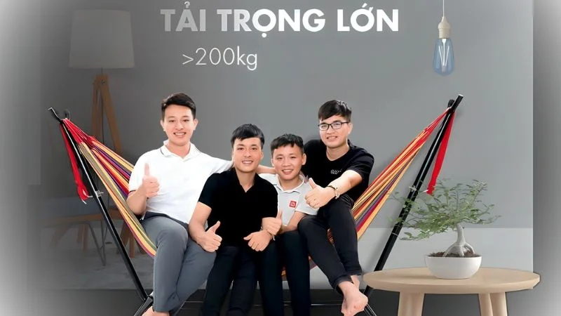 Bỏ túi ngay 8 kinh nghiệm mua võng xếp chuẩn nhất cho gia đình 19 Kinh nghiệm mua võng xếp theo trọng tải