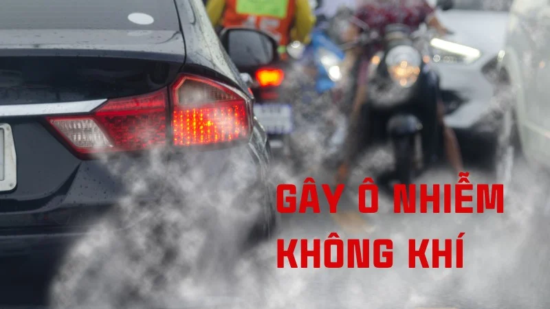 Ô nhiễm không khí do phương tiện giao thông ngày càng nghiêm trọng 12 Phương tiện giao thông gây ô nhiễm không khí