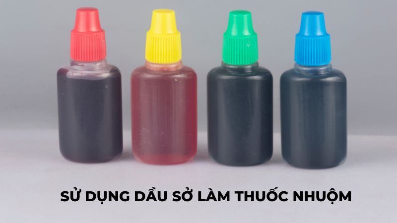 Tiết lộ 10 ứng dụng rộng rãi của dầu sở trong đời sống 21 Sử dụng dầu sở làm thuốc nhuộm