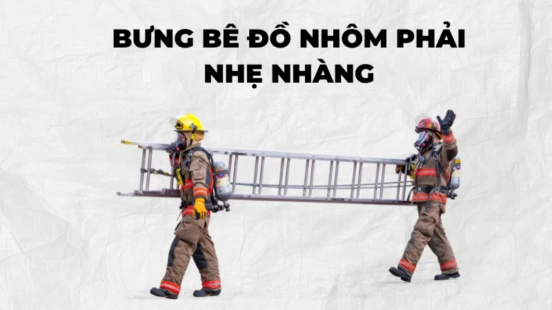 6 cách bảo quản đồ dùng bằng nhôm hiệu quả 12 Bưng bê đồ nhôm phải nhẹ nhàng