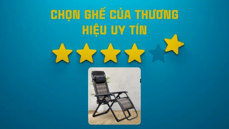 Ghế xếp Cần Thơ chính hãng, giá rẻ, bảo hành tới 2 năm 12 Chọn ghế của thương hiệu uy tín