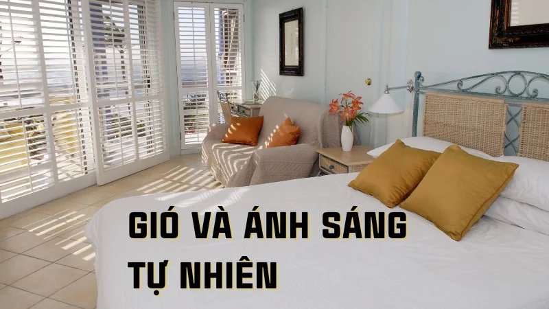 Bỏ túi ngay 10 cách giúp khử mùi phòng ngủ hiệu quả 21 Gió và ánh sáng tự nhiên