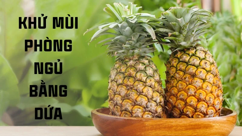Bỏ túi ngay 10 cách giúp khử mùi phòng ngủ hiệu quả 25 Khử mùi phòng ngủ bằng dứa (thơm)
