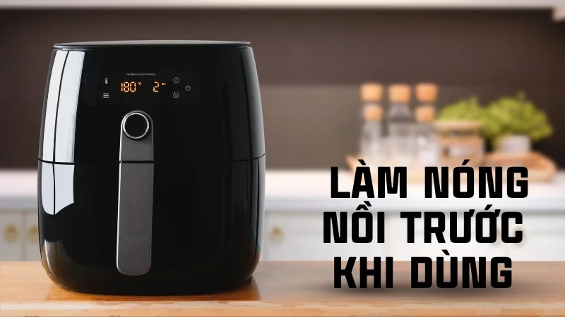 Nồi chiên không dầu có tốn điện không? Cách sài tiết kiệm 12 Khi nồi đã đạt được mức nhiệt ổn định, thực phẩm sẽ được nấu chín nhanh và đều hơn, rút ngắn thời gian vận hành