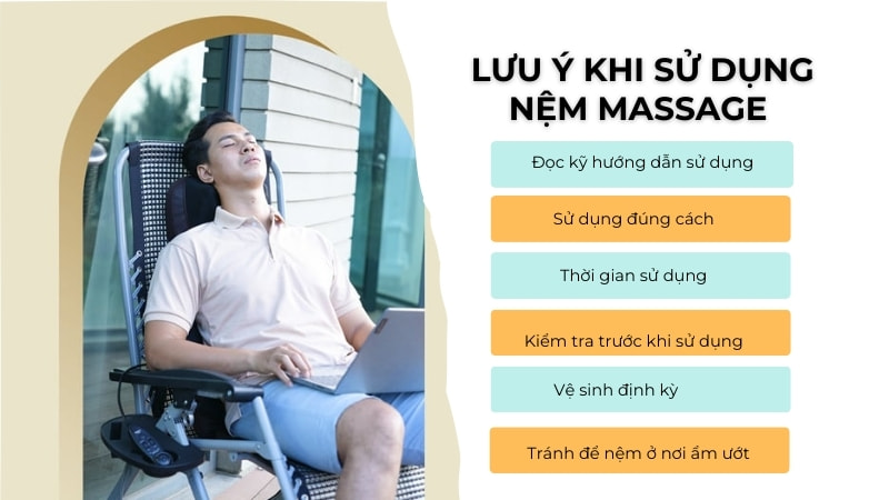 Nệm massage toàn thân có tốt không? Có nên mua không? 20 Lưu ý khi sử dụng nệm massage