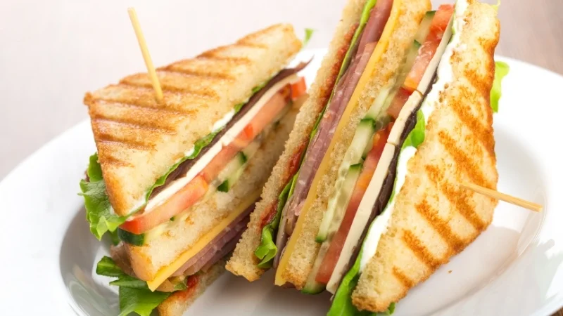 999 cách làm bánh bằng nồi chiên không dầu cực dễ, cực ngon 53 Nướng bánh mì sandwich bằng nồi chiên không dầu