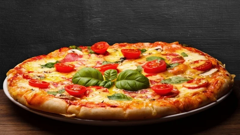 999 cách làm bánh bằng nồi chiên không dầu cực dễ, cực ngon 54 Nướng bánh pizza bằng nồi chiên không dầu