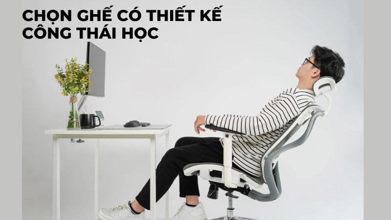 Top 13 mẫu ghế chống đau lưng cho người đau cột sống 40 Chọn ghế có thiết kế công thái học