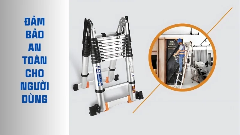 Chân đế cao su thang rút các loại thang chữ a, đơn, ghế 13 Đảm bảo an toàn cho người dùng
