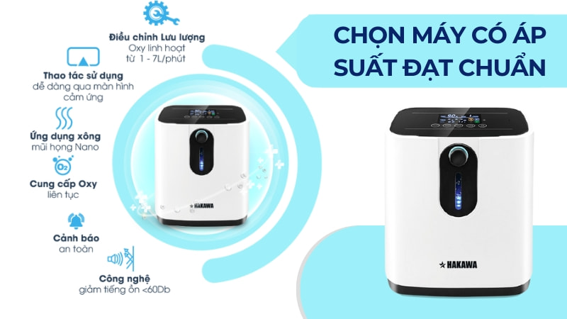 Máy tạo oxy gia đình loại nào tốt? Top 3 máy tạo oxy 11 Áp suất máy đạt chuẩn kiểm định