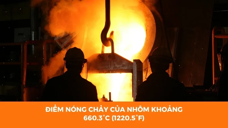 Tính chất của nhôm về mặt vật lý và hóa học 16 Điểm nóng chảy của nhôm