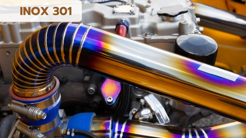 Inox có mấy loại? Khám phá các loại inox phổ biến hiện nay 17 Inox 301 có tính dẻo và khả năng chống ăn mòn tốt