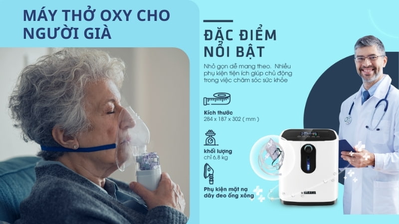 Máy tạo oxy cho người già