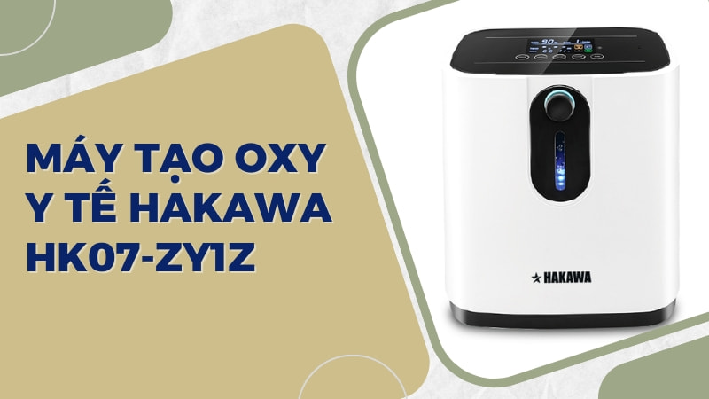 Máy tạo oxy gia đình loại nào tốt? Top 3 máy tạo oxy 15 Máy tạo oxy y tế HAKAWA HK07-ZY1Z
