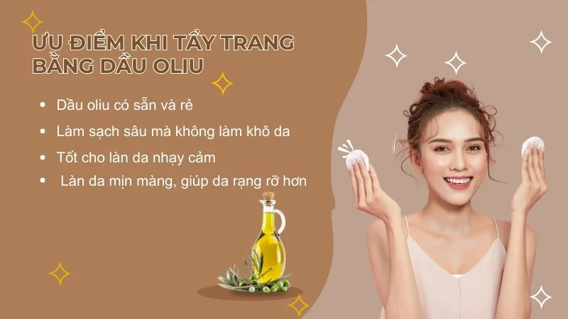 Lợi ích và tác hại khi tẩy trang bằng dầu oliu 10 Ưu điểm khi tẩy trang bằng dầu oliu
