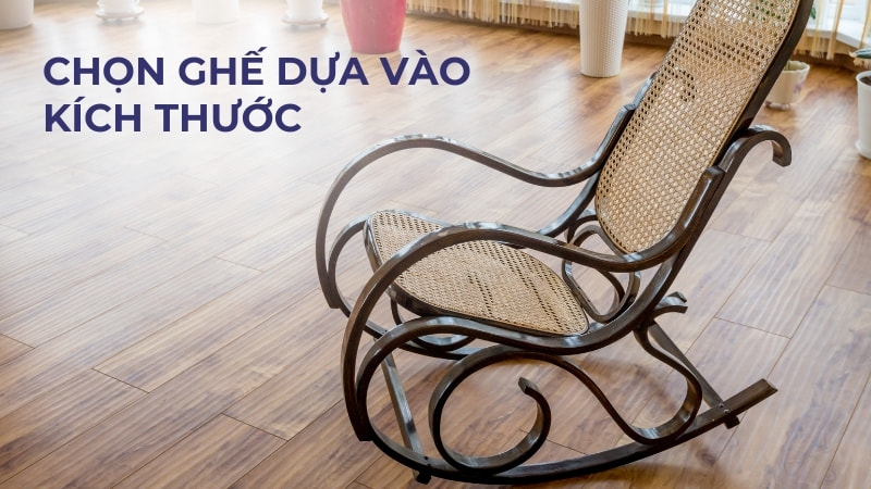 16+ loại ghế đung đưa thư giãn tốt nhất hiện nay 31 Chọn ghế dựa vào kích thước