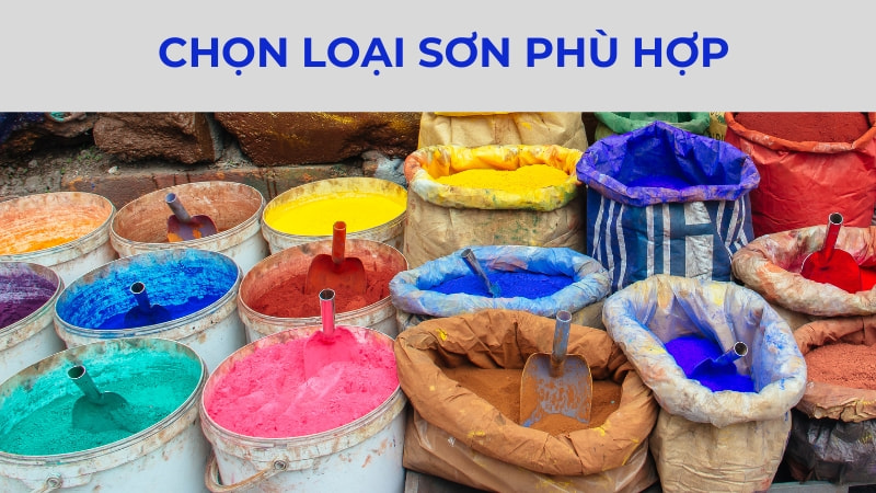 Cách sơn nhôm, sơn tĩnh điện nhôm không bong tróc 18 Chọn loại sơn phù hợp