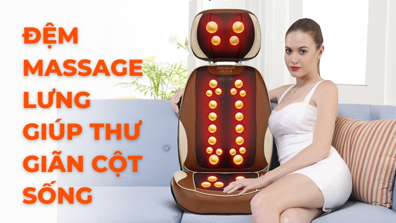 Các loại đệm massage toàn thân 19 Đệm massage lưng