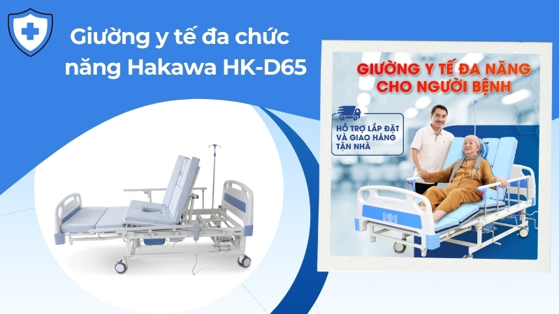 Giường y tế loại nào tốt? Top 5 sản phẩm đáng cân nhắc 22 Giường y tế đa chức năng Hakawa HK-D65
