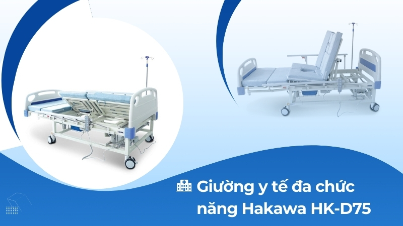 Giường y tế loại nào tốt? Top 5 sản phẩm đáng cân nhắc 21 Giường y tế đa chức năng Hakawa HK-D75