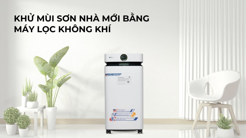 22 cách khử mùi sơn nhà mới nhanh, đơn giản, hiệu quả 15 Sử dụng máy lọc không khí