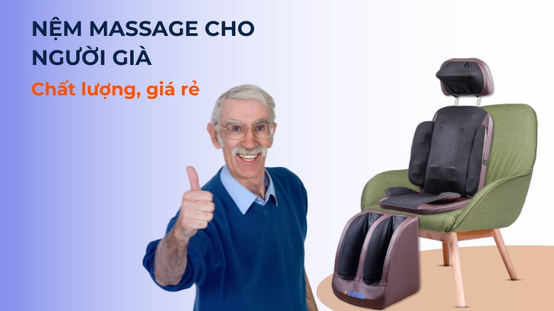 Nệm massage cho người già chất lượng, giá rẻ
