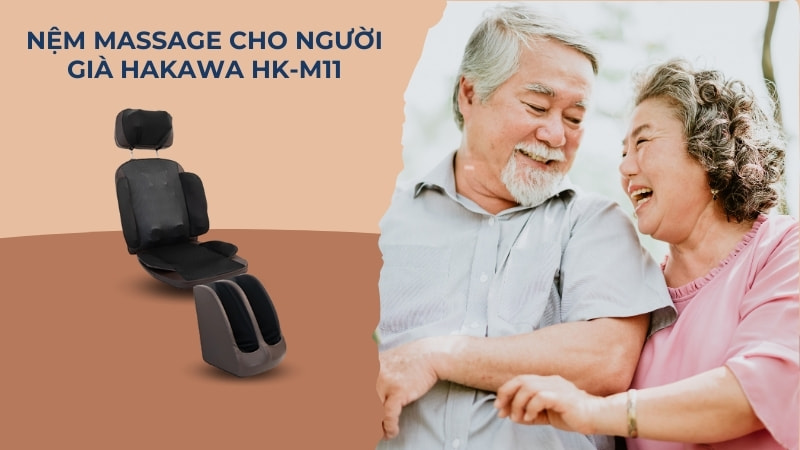 Top 5 nệm massage cho người già chất lượng, giá rẻ 21 Nệm massage cho người già Hakawa HK-M11