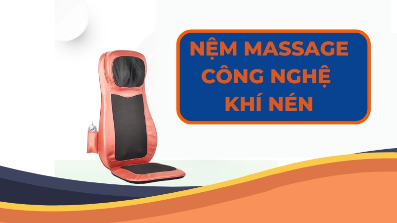 Các loại đệm massage toàn thân 17 Công nghệ khí nén