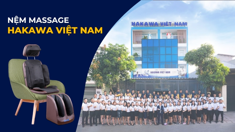 Các loại đệm massage toàn thân 20 Đệm massage Hakawa