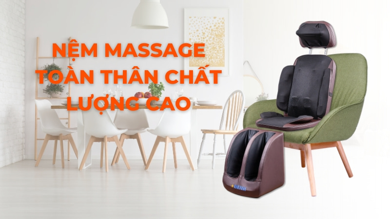 Các loại đệm massage toàn thân 18 Các loại đệm massage toàn thân
