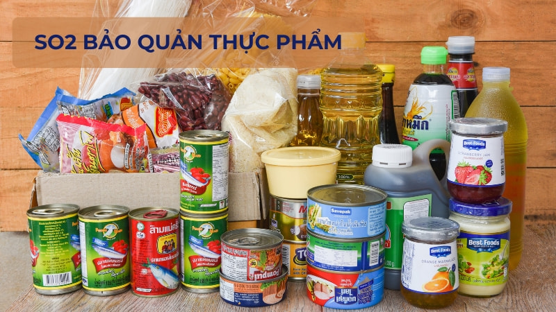 10 ứng dụng của SO2 trong đời sống 14 Chất bảo quản thực phẩm
