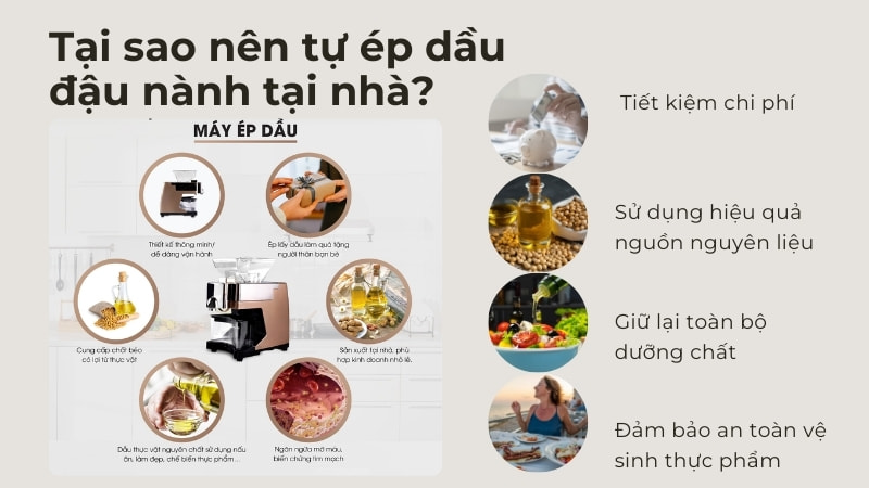 Cách làm dầu đậu nành tại nhà đơn giản mà hiệu quả 9 Lý do nên ép dầu đậu nành tại nhà