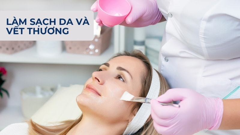 Công dụng và tác dụng phụ của dầu hoa trà (Camellia Oil) 12 Làm sạch da và vết thương