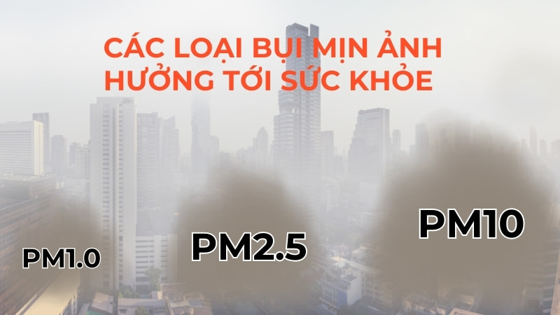 Bụi mịn là gì? Các loại bụi mịn PM trong không khí? 9 Các loại bụi mịn ảnh hưởng đến sức khỏe