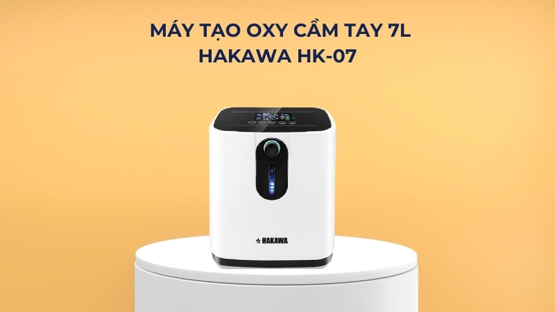 15 máy thở oxy cầm tay chất lượng, giá cả phải chăng 16 Máy tạo oxy cầm tay 7L Hakawa HK-07