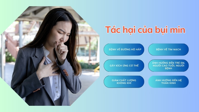 Bụi mịn là gì? Các loại bụi mịn PM trong không khí? 10 Ảnh hưởng của bụi mịn đối với sức khỏe và đời sống
