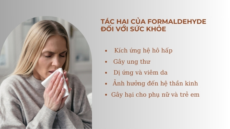 Formaldehyde (HCHO) là gì? Nguồn gốc, tác hại, giải pháp 18 Tác hại của Formaldehyde đối với sức khỏe