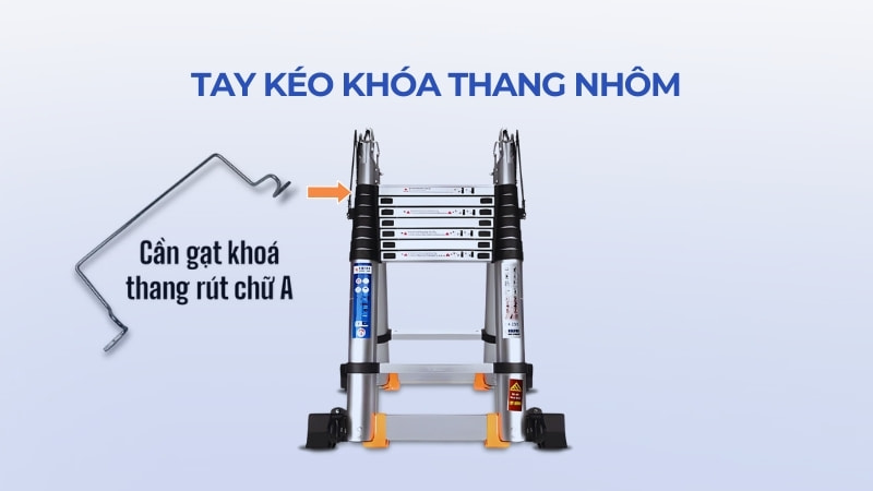 11 phụ kiện thang nhôm có thể mua về thay thế 16 Tay kéo khóa