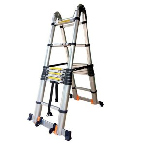 Thang nhôm rút đôi chữ A HAKAWA HK-A80 4 Thang nhôm rút đôi 8m