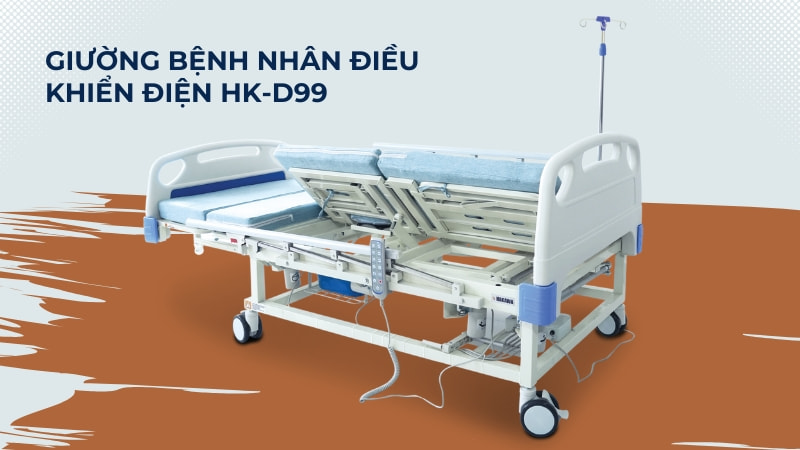 Top 21 giường bệnh nhân điều khiển bằng điện tốt hiện nay 22 Giường bệnh nhân điều khiển điện HK-D99