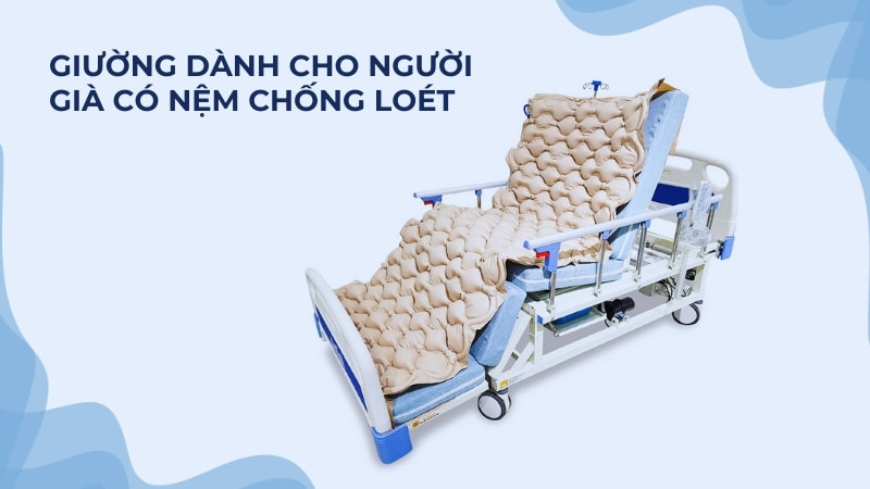 TOP 13 giường dành cho người già, cao tuổi được tin dùng 19 Giường dành cho người già có nệm chống loét