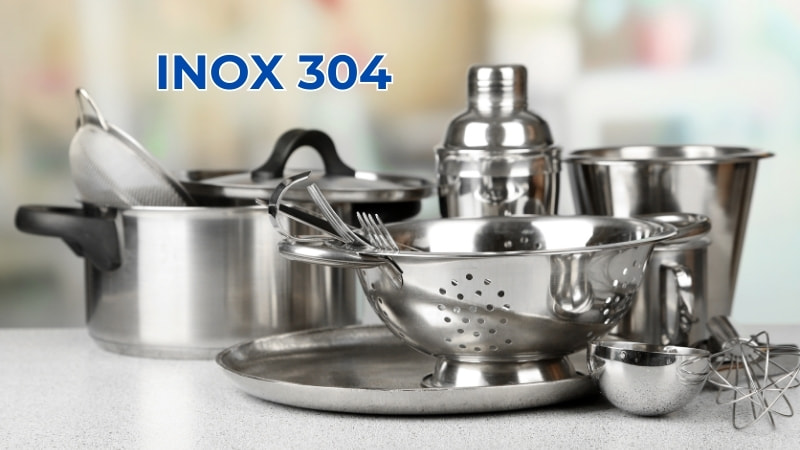 So sánh inox 304 và 316, loại nào tốt hơn, đáng sử dụng hơn? 5 Inox 304 là một trong những hợp kim thép được ứng dụng phổ biến trong ngành công nghiệp