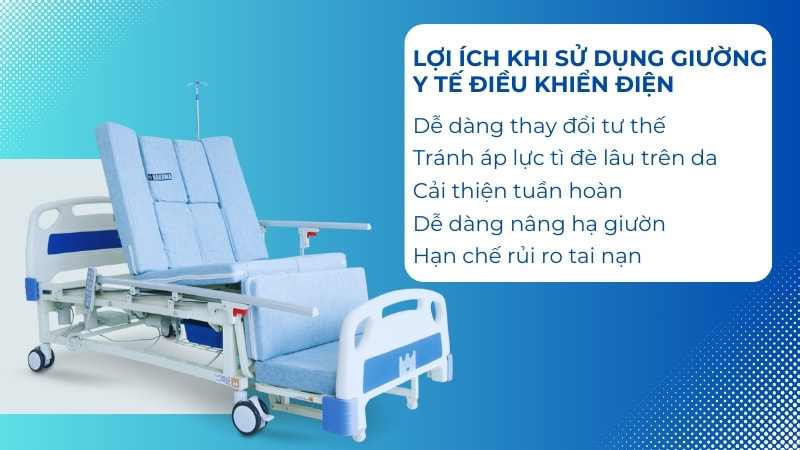 Top 21 giường bệnh nhân điều khiển bằng điện tốt hiện nay 18 Lợi ích khi sử dụng giường y tế điều khiển điện