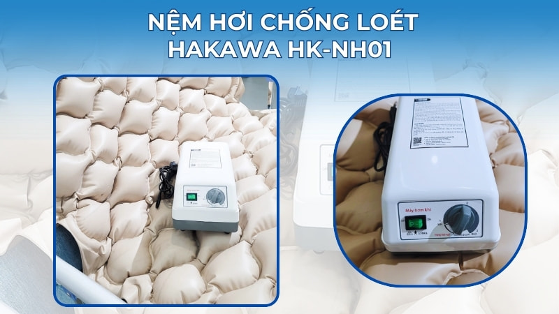Đệm hơi chống loét loại nào tốt? Top 18 đệm hơi chống loét 9 Nệm hơi chống loét Hakawa HK-NH01