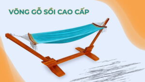 Võng gỗ sồi cao cấp