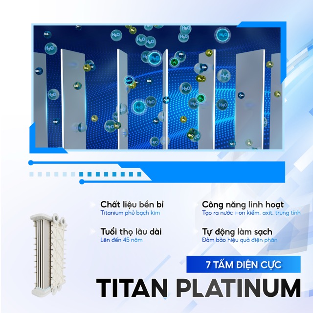 cấu tạo bên trong máy lọc nước ion kiềm hakawa ha-25